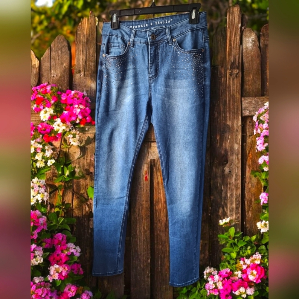 Frankie & Stella Bedazzled Denim Jeans